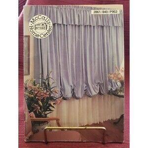 Vintage McCall's Home Center Booklet, Shades, Cafe Curtains, Valance, Drapes